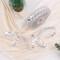 Silver Star Theme Ribbon Lace Trims Glitter Polyester 15mm Ribbons Embellishment for Wedding Gift Party Christmas Decoration
